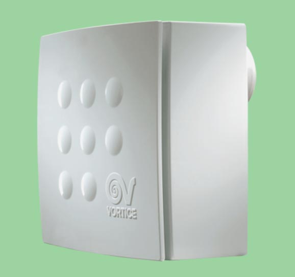 Вытяжные вентиляторы VORT QUADRO -настенный, для влажных помещений, 2-скорости